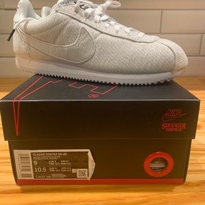 Nike Cortez X Stranger Things shoes men’s size 9.